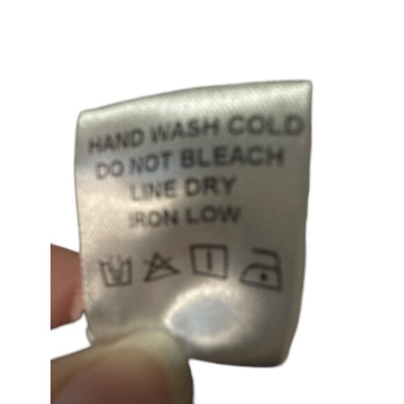 Heyson Front Button Rayon Black Elastic Waist Maxi Dress Size Large, NWT - Picture 7 of 8